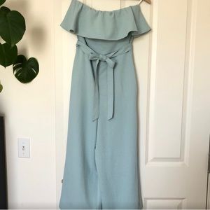 SOLD - Babaton / Aritzia ‘Flutter’ Jumpsuit - Size 4 - Light Blue